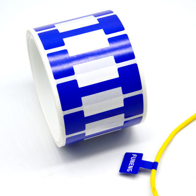 Custom Industrial Cable Labels Waterproof UV Resistant Vinyl